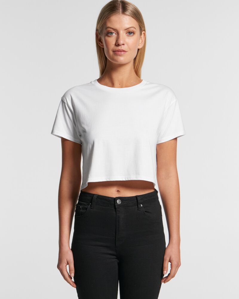 CROP TEE WHITE 2XL Thumbnail