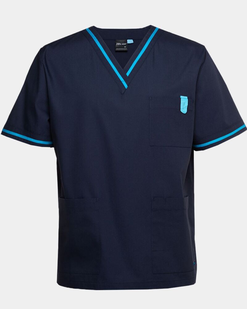 JB's  CONTRAST UNISEX SCRUBS TOP Thumbnail