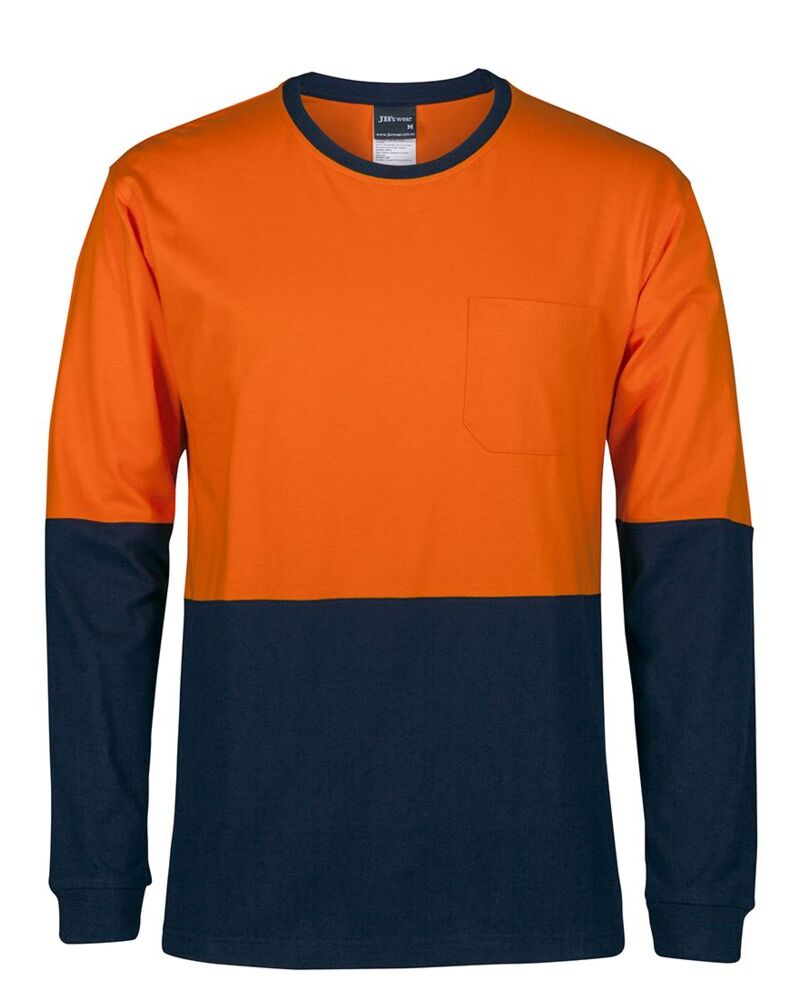 JB's HV L/S CREW NECK COTTON T-SHIRT Thumbnail