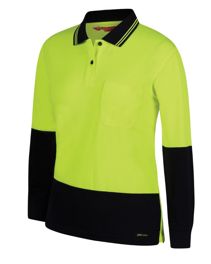JB's LADIES HV L/S COMFORT POLO Thumbnail
