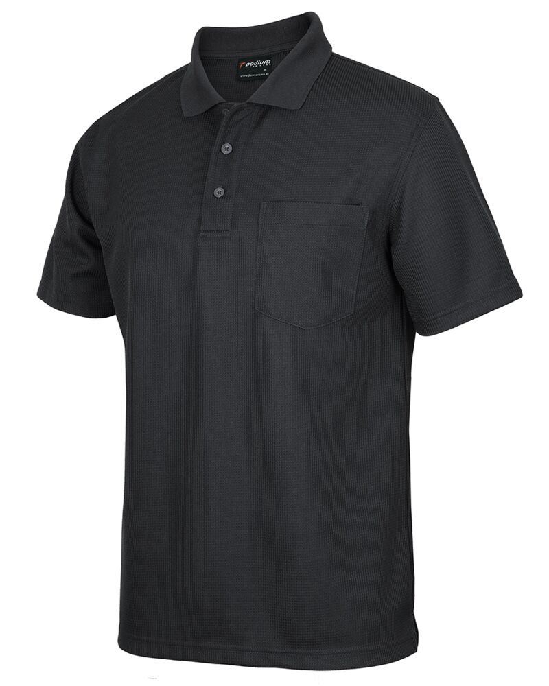 PODIUM WAFFLE POCKET POLO Thumbnail