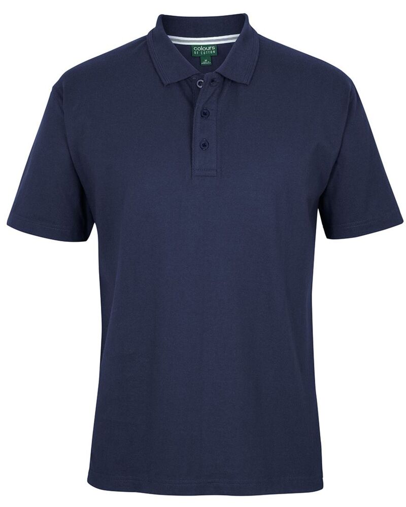 C OF C  JERSEY POLO   CHARCOAL Thumbnail