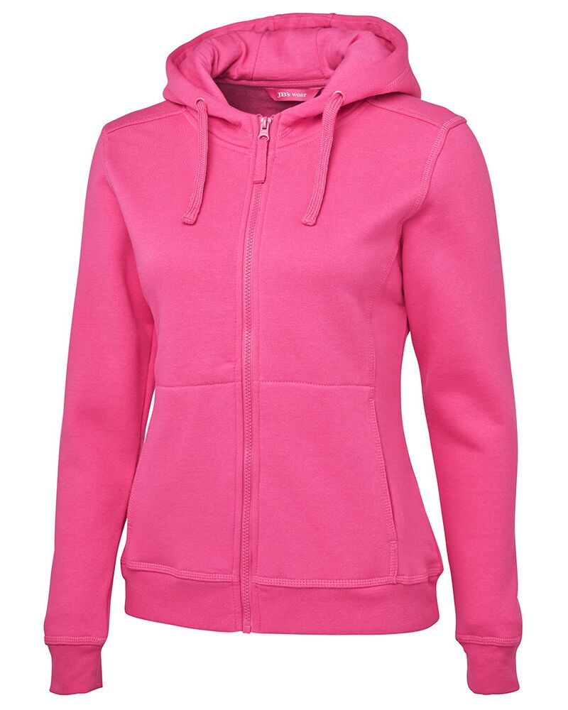 JB's LADIES FULL ZIP FLEECY HOODIE Thumbnail