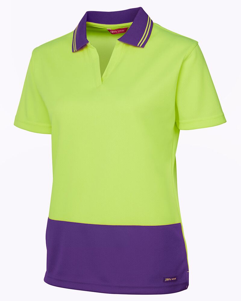 JB's HV 4602.1 LADIES S/S NON BUTTON POLO Thumbnail