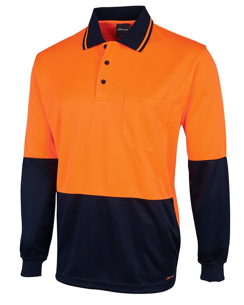 JB's HV 4602.1 L/S JACQUARD POLO Thumbnail