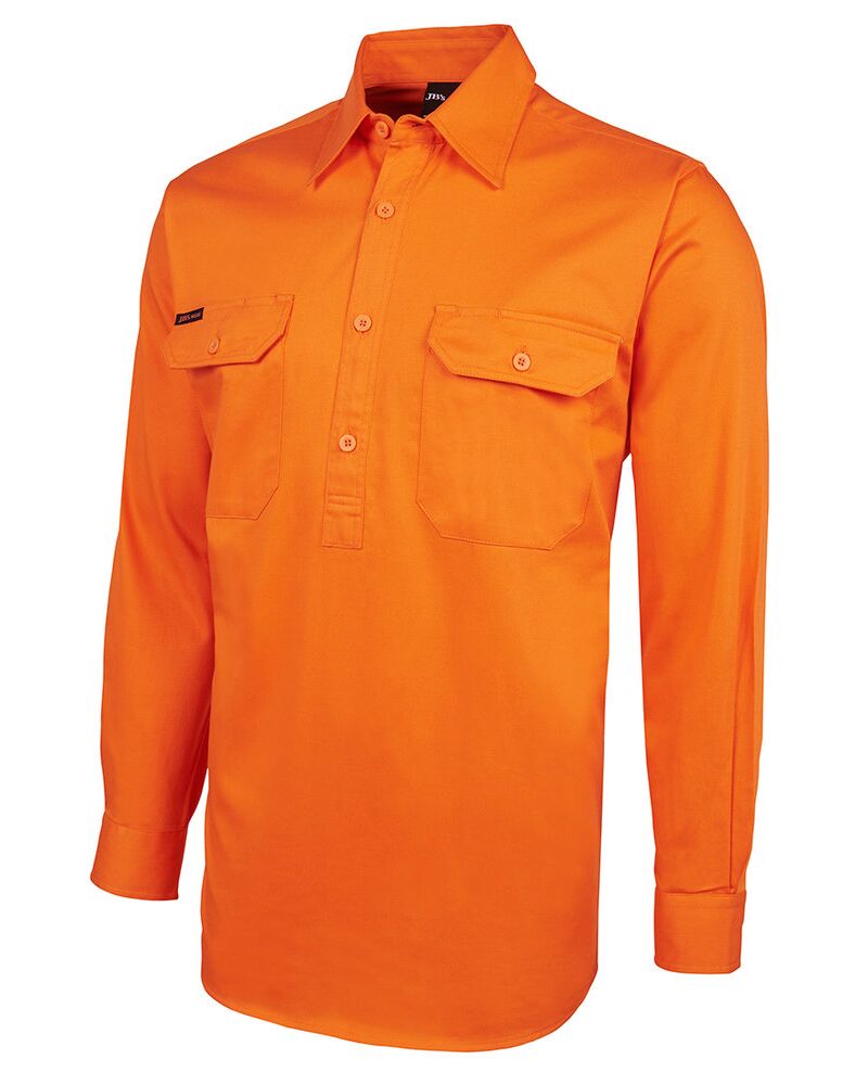 JB's HV CLOSE FRONT L/S 190G SHIRT Thumbnail